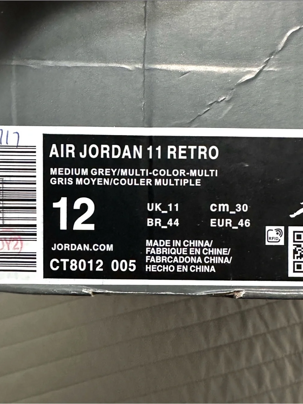 Jordan 11 Cool Greys